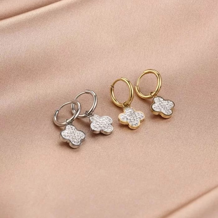 Clover Strass Earrings